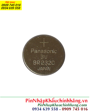 PANASONIC BR2320, Pin 3v lithium PANASONIC BR2320 chính hãng (Xuất xứ Indonesia)